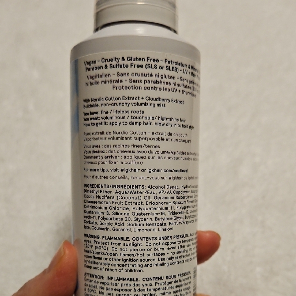IGK Nordic Cotton Volume Spray - Blue - Picture 4 of 8